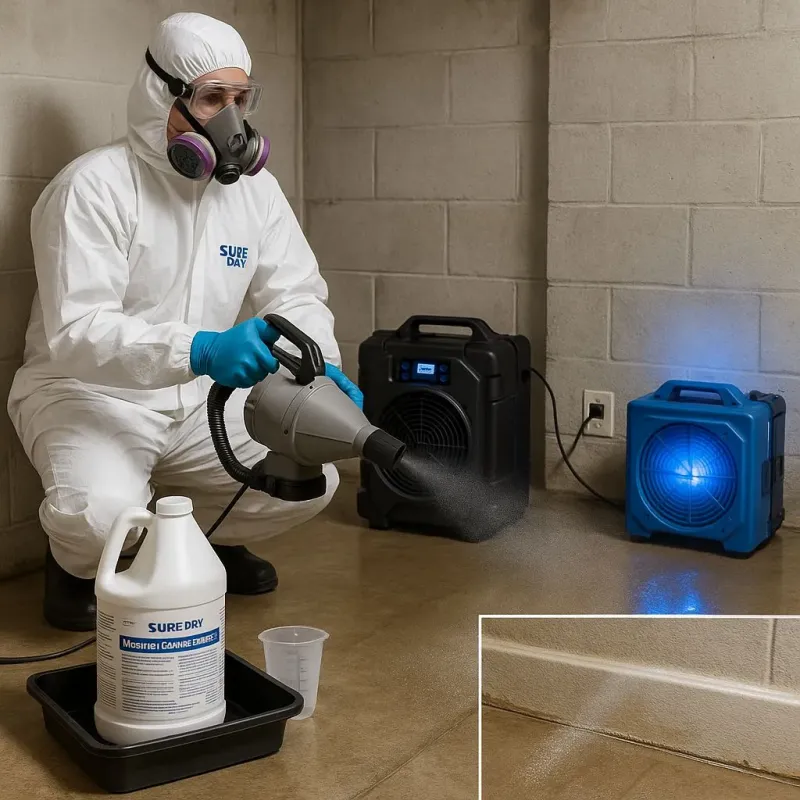 Sanitization and Odor Removal process in Marysville, OH